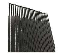 Yvxotrxnk Aero Bladed Straight Pull Spokes 12pcs, 14G Black Stainless Steel Spokes for Road Disc DH FR MTB Bike Wheels, PSR 1432 Compatibles (282 mm)