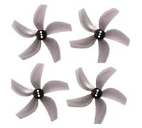 Yvxotrxnk D63 63 mm 2,5 pulgadas 5 hojas PC hélice apertura 1,5 mm para RC FPV Racing Freestyle Drone, High Thrust 63 mm 5-Blade Prop for Cinewhoop Ducted Quadcopter 8 piezas (4 piezas gris)