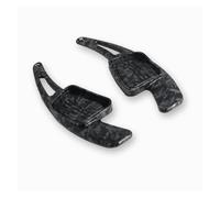 Yvxotrxnk Extensión de cambio de paleta de aluminio para Audi forA3 forS3 forA4 forB9 forA5 forS5 forQ7 2016-2017 ForTT ForTTS Steering Wheel Enhancement (fibra de carbono rojo)