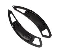 Yvxotrxnk Extensión de palanca de cambios de aluminio para Honda forCivic forAccord forSpirior forOdyssey 2015-2019 Steering Wheel Gear Shift Enhancer (negro)