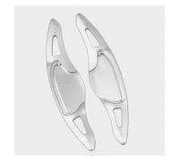 Yvxotrxnk Extensión de palanca de cambios de aluminio para Honda forJazz forHR-V forVezel forCity forCivic 2014-2020 Steering Wheel Gear Shift Enhancer (plata)