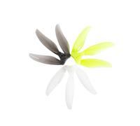 Yvxotrxnk F4019 Floppy Proppy 3-Blade PC Folding Propeller 4 × 1.9×3 4 pulgadas para FPV LR4 Micro Long Range Drone, 4019 Folding Props T-Mount 1,5 mm para cuadricóptero RC (2 pares blancos)