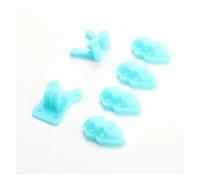 Yvxotrxnk Flexible TPU Camera Mount Base 3D Printed for FPV Drone Mark4 HD 5-9 Inch Frame, Shock-Absorbing Antenna Holder Motor Mount Protective Parts Kit(Blue)