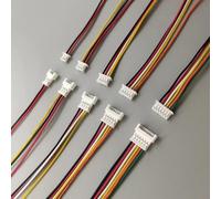 Yvxotrxnk JST 1.25 mm Connector Kit, 5/10 Pairs Macho & Female 2/3/4/5/6 Pin with 10cm Wires, for Micro Drone, FPV, Receiver, LED Strip - Electronics DIY (6P, 5Pairs)