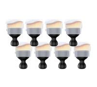 Yvxotrxnk Juego de cepillos de limpieza de aire para coche, 16/8/1 unidades, para ventilación de aire y Crevice, con estuche, flexible, suave y suave, herramienta para la limpieza del coche (con 8