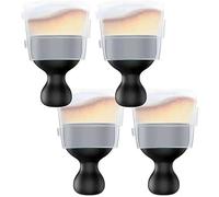 Yvxotrxnk Juego de cepillos de limpieza de aire para coche, 16/8/1 unidades, para ventilación de aire y Crevice, con estuche, flexible, suave y suave, kit de herramientas para limpieza de coches (con