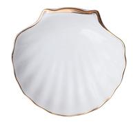 Yvxotrxnk Juego de platos pequeños de cerámica con bordes dorados, salsa y cuenco para salsa para olla caliente, sushi, encurtidos, elegantes platos para cenar en casa y temporadas (como se muestra en