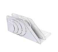 Yvxotrxnk Precision Adjustable Angle & Arc Scriber | Herramienta de marcado dual para corte de tubos de metal, diseño de hoja de metal y guía de fabricación (plata grande21 x 10,3 x 12 cm)