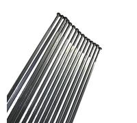 Yvxotrxnk PSR Aero 1423 Straight Pull Spokes Black 14G Stainless Steel 2.0 mm (264-303mm), High Strength Aero Wheel Spokes for Road & MTB for Bike (302 mm)