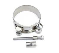 Yvxotrxnk Stainless Steel Hose Clamps 17-252 mm - Heavy Duty Exhaust & Water Pipe Clamps Set, High Strength Sealing Worm Gear Clips (74-79 mm)
