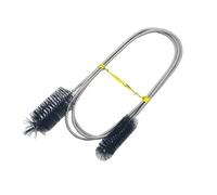 Yvxotrxnk Suministros acuáticos para mascotas: cepillo de limpieza de tanque de peces para filtro de agua y pantalones de tubo de lirio, cepillo flexible de acero inoxidable, depósito de agua y