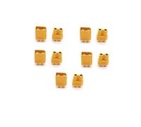 Yvxotrxnk XT30 XT30U XT60 XT60H XT90 EC2 EC3 EC5 T Plug Battery Connector Set | Male Female Gold Plated Banana Plug for RC Parts, Lipo Battery, Drone, ESC, Car, Airplane (XT30 5 pares)
