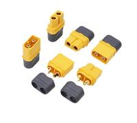Yvxotrxnk XT60H Connector with Sheath Housing, 5/10 Pairs Male & Female Plugs for Soldering, High Current RC LiPo Battery Plug for Car, FPV Drone, Airplane DIY (20pcs XT60H Female)