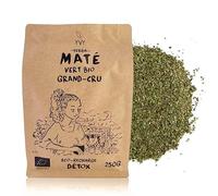 YVY MATE Yerba Mate Orgánico Verde Grande Cru 250g | Mate Grande Cru Orgánico y Sin Ahumado | Sin Tallo y Sin Polvo | Cosechado a mano | Suave, fresco y vegetal | Energizante y desintoxicación