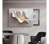 YVYKFZD Tapa Cuadro Eléctrico Decorativo simple, Cubre Cuadro Eléctrico push-pull, Cuadros para Tapar Cuadros Electrico montadas en la pared, medidor eléctrico pintura(Left D,60x45cm/23.6"x17.7")