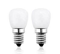 YW Bombilla LED E14 AC/DC 12V 2W T26 Blanco cálido 3000K ángulo de haz de 360° 200 Lúmenes Equivalente a Halógena 20W Para Autocaravana Barco Patio (2 unidades, no regulable)