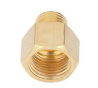 YWBL-WH 10 Uds. Accesorios de Tubería de Latón Adaptador Macho a Hembra Conectores de Plomería de Latón Macizo para Sistemas Hidráulicos de Caño de Bañera y Cabezal de Ducha