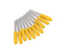 YWBL-WH 10 Uds Cuchillo de Corte Hoja de Trazador de Acero de Tungsteno, Cortador de Grabado de Precisión con Hojas de Sierra de Cinta para Pegatinas, Tarjetas, Papel Kraft (#01)