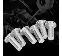 YWBL-WH 100pcs GB867 M4 Cabeza Plana de Aluminio Sólido para Proyectos de Bricolaje, y Resistente a la Corrosión (M4*16)