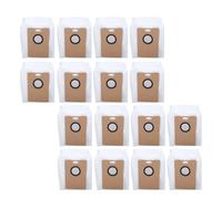 YWBL-WH 16 Uds Bolsas de Polvo para RV30 Max Plus y RV20 Max Plus Bolsas de Vacío de Capacidad de 3L con Tela Reforzada de 4 Capas para Robot Aspirador