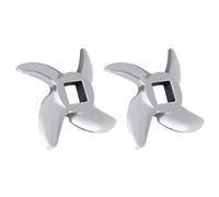 YWBL-WH 2 Cuchillas para Picadora de Carne, Cúter en Forma de Cruz, Repuesto para Picadora de Carne de Acero Inoxidable, Pieza de Repuesto para Picadoras Manuales Eléctricas