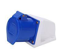 YWBL-WH 2 Pezzi Presa di Alimentazione Industriale Connettore Impermeabile IP44 a 3 Pin Monofase Installazione Aperta 32A 220-250V