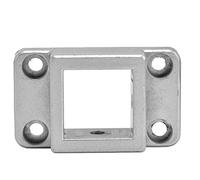 YWBL-WH 3030 perfiles de aluminio bidireccionales base fija conector bidireccional de los cuadrados de la esquina para las bases del reborde, piezas lineales del movimiento