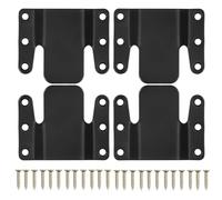 YWBL-WH 4 Conectores Seccionales para sofá, Clips Entrelazados Universales de Metal Pesado, Fáciles de Instalar con Tornillos, para Sofás Seccionales, Sillones Reclinables (4 Piezas)
