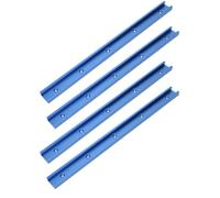 YWBL-WH 4 Unidades Riel T-Track 800mm, Ranura en T de Aluminio para Jig de Carpintería, Accesorios para Sierra Ingletadora, Herramientas de Taller para Corte Preciso