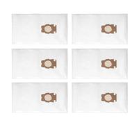 YWBL-WH 6 Bolsas de Polvo No Tejidas para Aspiradora, Tela Sintética Superfina de Triple Soldadura para Filtración de Alto Flujo de Aire, con Eliminación de 99,97 ácaros del Polen para