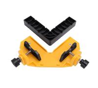 YWBL-WH Abrazadera de ángulo Recto para Carpintería, Plantilla de Esquina de 90 Grados con Perillas de Liberación Rápida y Bloque de Posicionamiento Extraíble para Marcos Cuadrados,