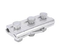 YWBL-WH Abrazadera de Ranura Paralela, Aleación de Aluminio Engrosada Tipo T 3 Pernos Diseño de Grande para un Agarre Firme, con Alta Conductividad y Resistencia a la Erosión, para