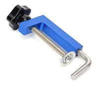 YWBL-WH Abrazadera para Carpintería, Abrazadera G para Valla de Aleación de Aluminio, Herramienta Manual con Superficie de Sujeción Flexible, Estilo 100 120 para Carpintería, Muebles y Gabinetes