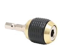 YWBL-WH Accesorio Adaptador de Portabrocas Retráctil (hexagonal de 1/4") para Destornillador, con Bloqueo de Estabilidad y Antideslizante, para Taladro Eléctrico manual.