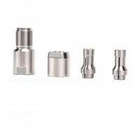 YWBL-WH Adaptador de Amoladora Angular a Amoladora Troqueladora Accesorio de ángulo Recto con Pinza de 5/8-11 a 1/4 y 1/8 de Pulgada con 2 Llaves y Pinzas para Tallado de Cavidades
