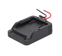 YWBL-WH Adaptador de Batería de Litio Base de Cargador ABS Adaptador de Corriente de Batería de 18 V con Cable de Salida de 14 Cm para Modelos de de 18 V Reparación de Bicicletas Eléctricas y Uso de