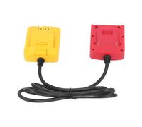 YWBL-WH Adaptador de Batería de Litio con Cable ABS PC PVC Cable Convertidor de Batería de Cobre 18V a 20V Extensión de 146 Cm con Clip para Cinturón para Herramientas Eléctricas para Baterías de 18