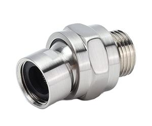 YWBL-WH Adaptador de Cabezal de Ducha Válvula Desviadora de Ducha de Cobre Cepillado y Acero Inoxidable Conexión G1 2 para Uso en Rociador del Baño del Hogar Accesorios de Compactos de 102 G