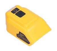 YWBL-WH Adaptador de Cargador de Batería, Material ABS, Puertos USB Duales, Salida de 14 V-22 V CC 12, para Camping y Uso de Emergencia (Sin Agujero 12VDC)