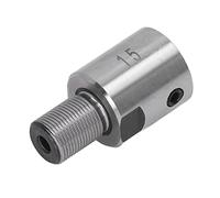 YWBL-WH Adaptador de Mandril de Acero Inoxidable, Gran Estabilidad, Herramienta de Torno para Mini Torno, Tamaño de Rosca M14x1, Perfecto para Usuarios de Molinos de Banco