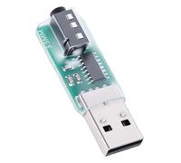 YWBL-WH Adaptador de Práctica de Código Morse Entrenador de Llave USB para Software VBand CW con Enchufe de 3,5 Mm Dispositivo de Entrenamiento Portátil para Entusiastas de la