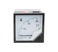 YWBL-WH Amperímetro de Panel Analógico 6L2 300A/5A Medidor de Corriente | Carcasa de ABS, para Medición de Circuitos de CC y CA, Dispositivos de Control de Energía Química de Metalurgia de Minería