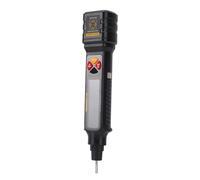 YWBL-WH Analizador de Circuito de Enchufe con Pantalla Inversa de Color VA, Alarma Audible, Indicador Visual y Retención de Datos, para Detección de Voltaje CA 12-300 V, Verificación (Enchufe de la