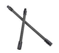 YWBL-WH Barra de Extensión de Enchufe Flexible de 2 Piezas, Extensor de Enchufe Flexible de Acero de Aleación S2 con Bola de Tope de Resorte, para Espacios Estrechos en Automóviles,