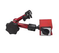 YWBL-WH Base de Indicador de Cuadrante, Magnetismo Fuerte, Fuerza de Tracción de 176 Libras, Soporte Magnético Universal Ajustable de Hierro Fundido con 3 Juntas Giratorias, para la