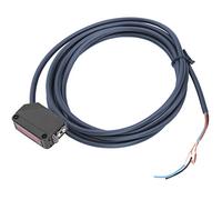 YWBL-WH BERM Interruptor Fotoeléctrico Infrarrojo Material ABS Sensor de Haz Pasante con Cable de para Puertas de Automóviles Garajes Líneas de Montaje 12-24 V CC -25 ℃ a + 75 ℃ (E3Z-D62)