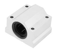 Bloque deslizante SCS25UU 25mm Aleación aluminio Movimiento lineal Rodamiento bolas cerrado Soporte deslizamiento suave Industrial Componente precisión