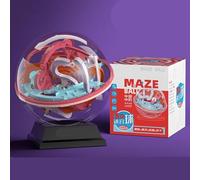 YWBL-WH Bola de Laberinto, Juguete de Rompecabezas Interactivo para Niños, Plástico Seguro, Aumenta la Concentración y la Resiliencia, Juego de Gravedad 3D para Edades de 5 Años en Adelante