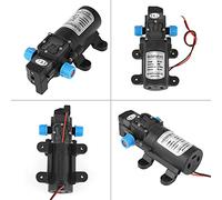 YWBL-WH Bomba de Agua de Diafragma de 12V, 45W, Portátil, de Poco Ruido, 4L/min, para RV, Pulverizador Doméstico, Uso Industrial, Mini Bomba Autocebante