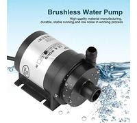 YWBL-WH Bomba de Agua sin Escobillas DC 12 V, Plástico de Ingeniería, bajo Nivel de Ruido, Ideal para Acuarios y Fuentes, 18 W, Segura para Pequeños Estanques de Peces y Sistemas Solares